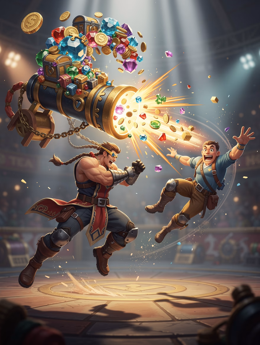 Loot Cannon Jackpot Blast finisher