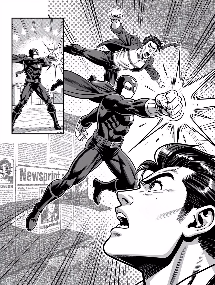 Newsprint Uppercut Special finisher