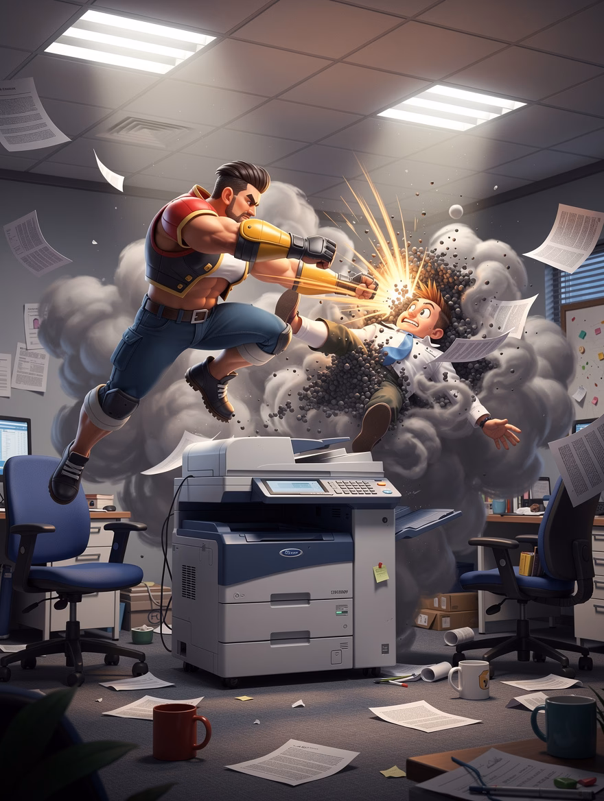Printer Jam Decider finisher