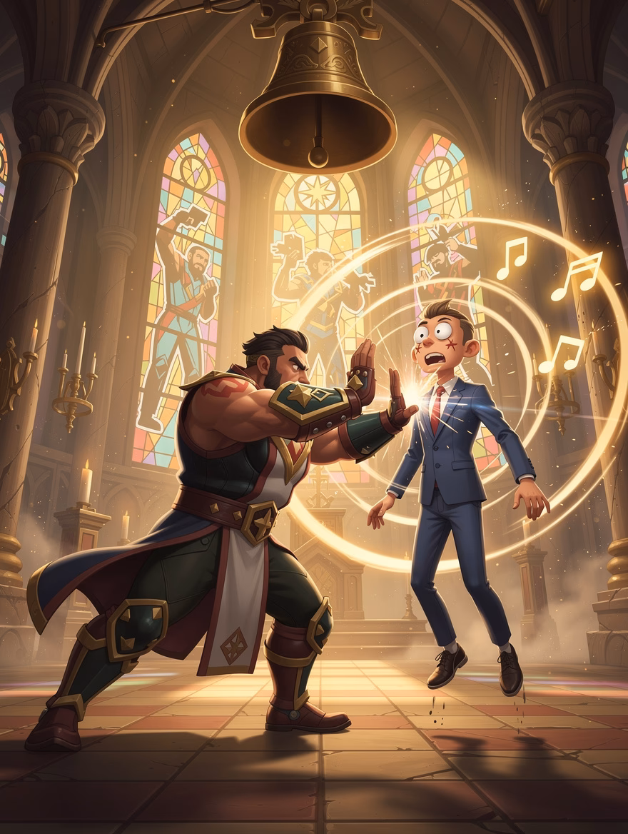 Rage Chapel Bellringer finisher