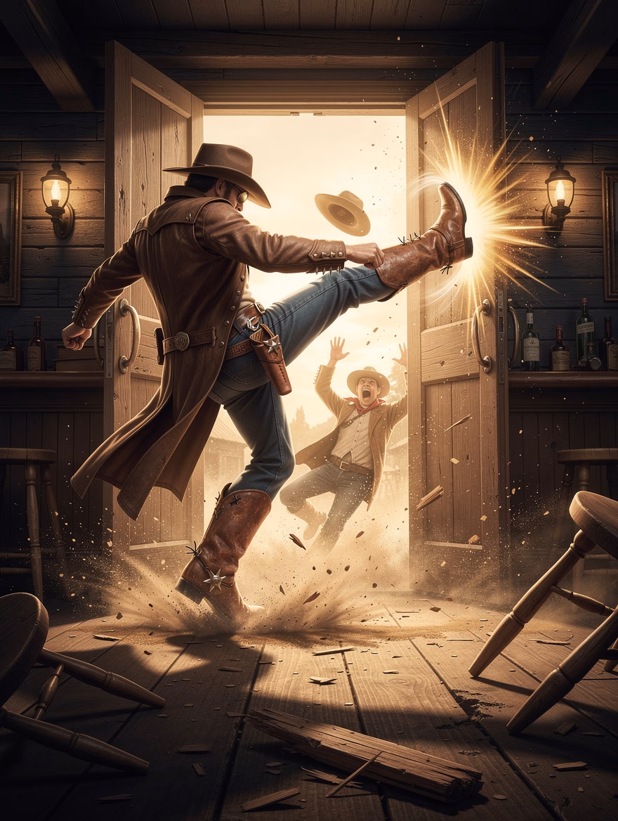 Saloon Swinging Door Special finisher