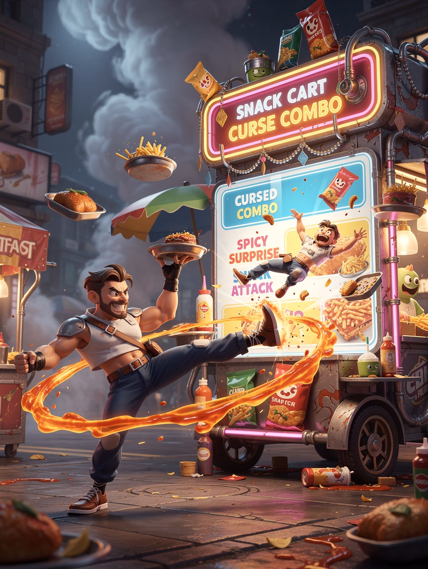 Snack Cart Curse Combo finisher
