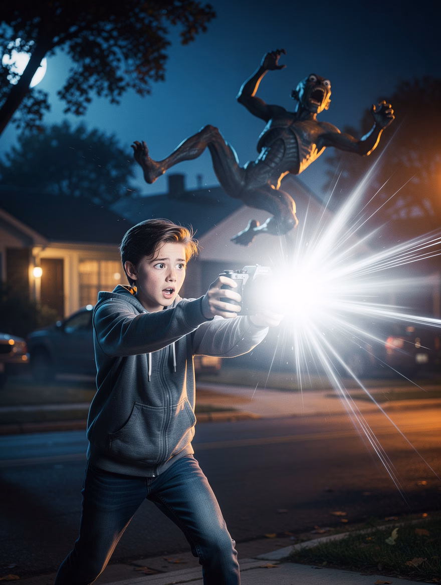 Teen Camera Flash Finish finisher
