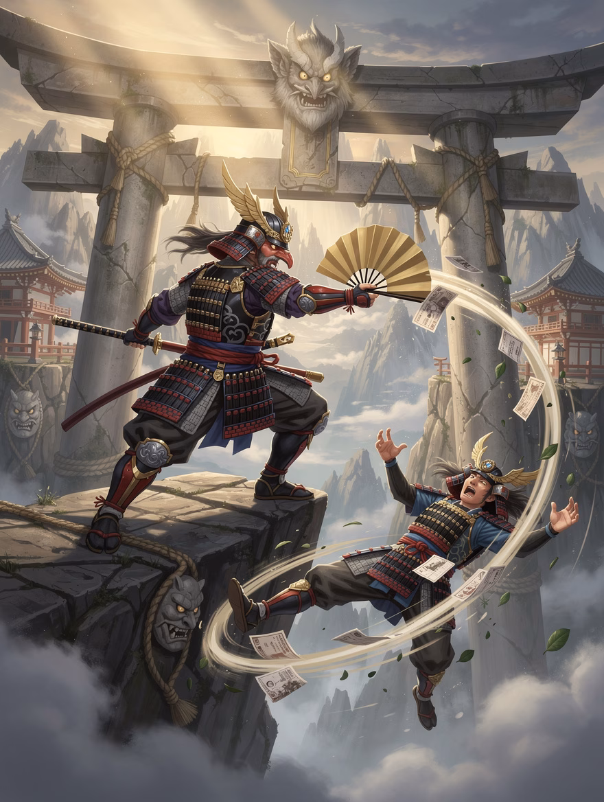 Tengu Mountain Air Ticket finisher
