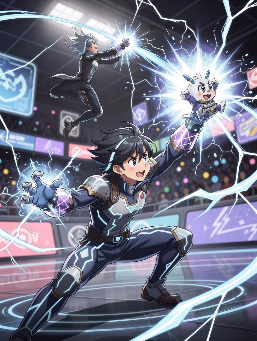 Thunder Mascot Overcharge finisher