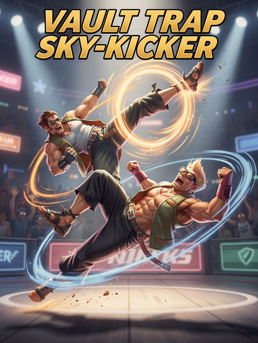 Vault Trap Sky-Kicker finisher