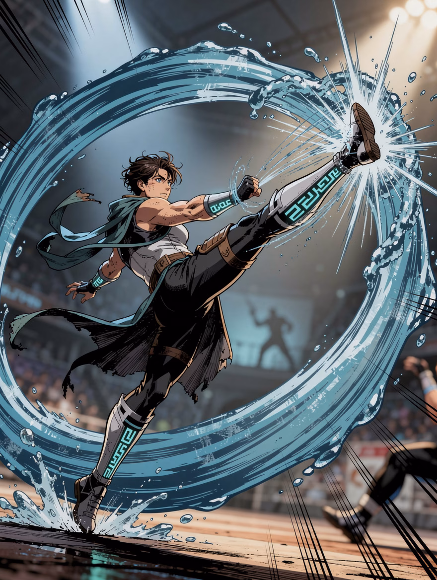 Water Spiral Exit finisher