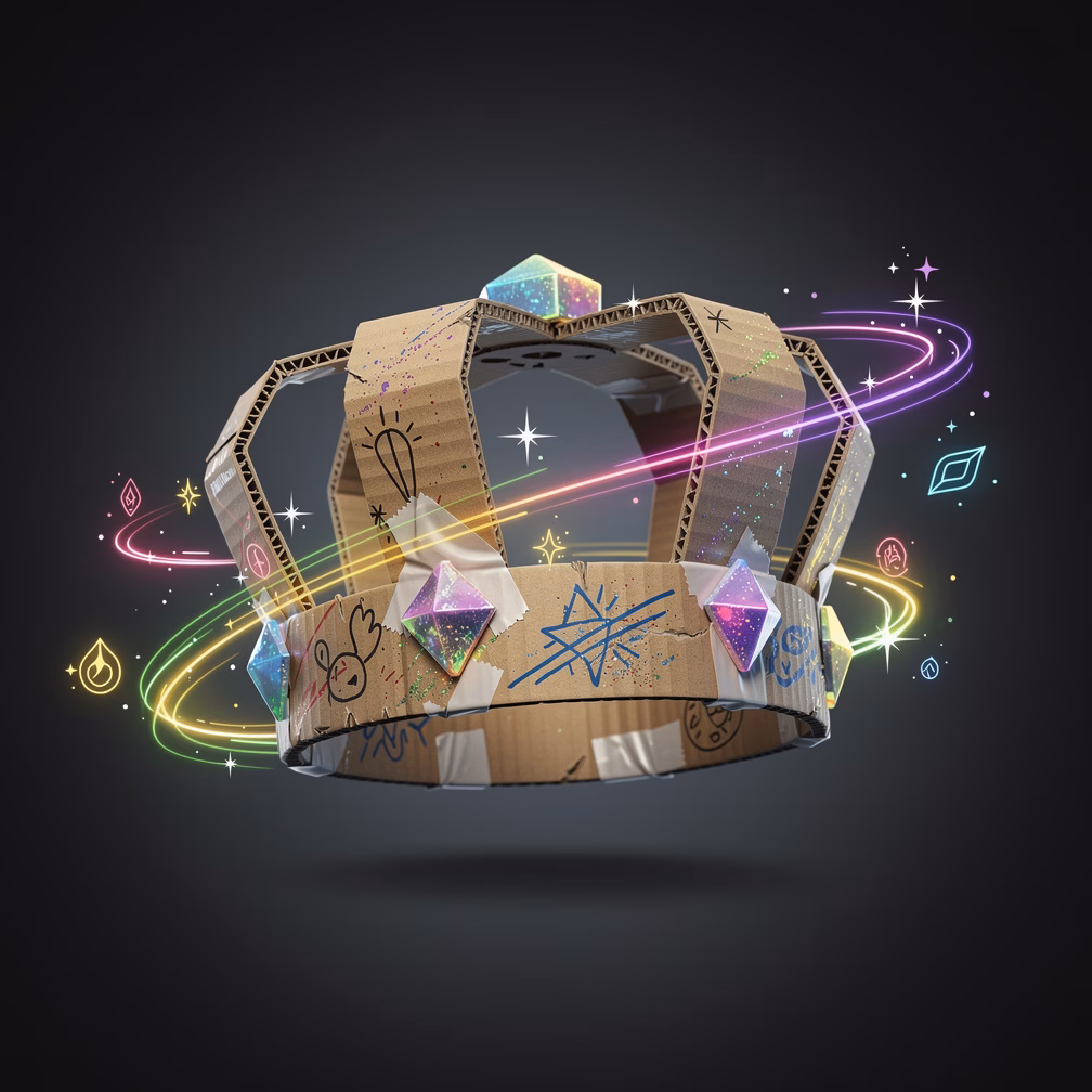 Cardboard Crown item