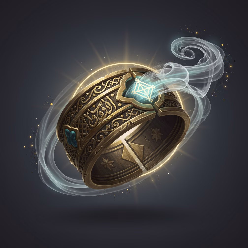 Djinn Brass Cuff item