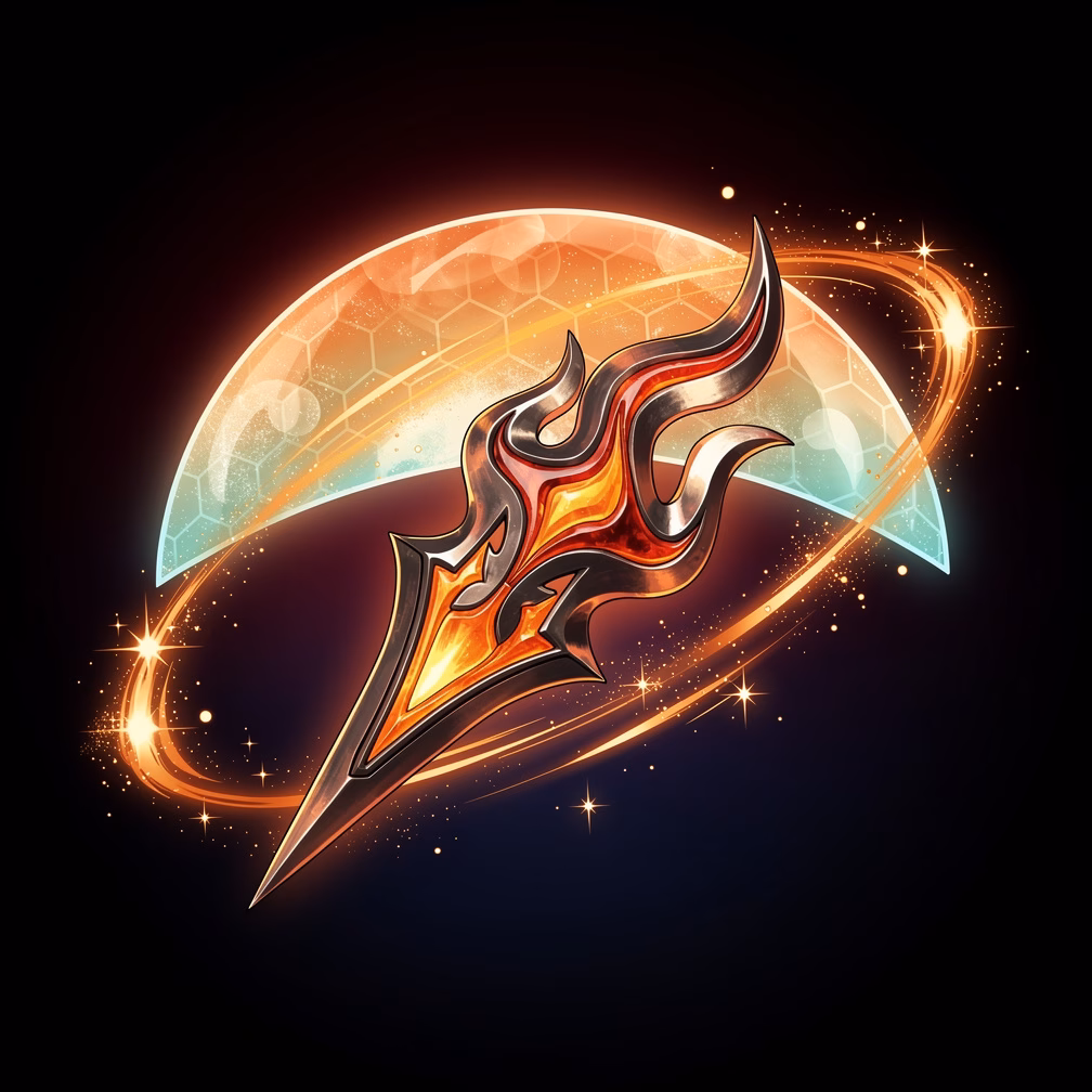 Flame Hunter Cape Pin item