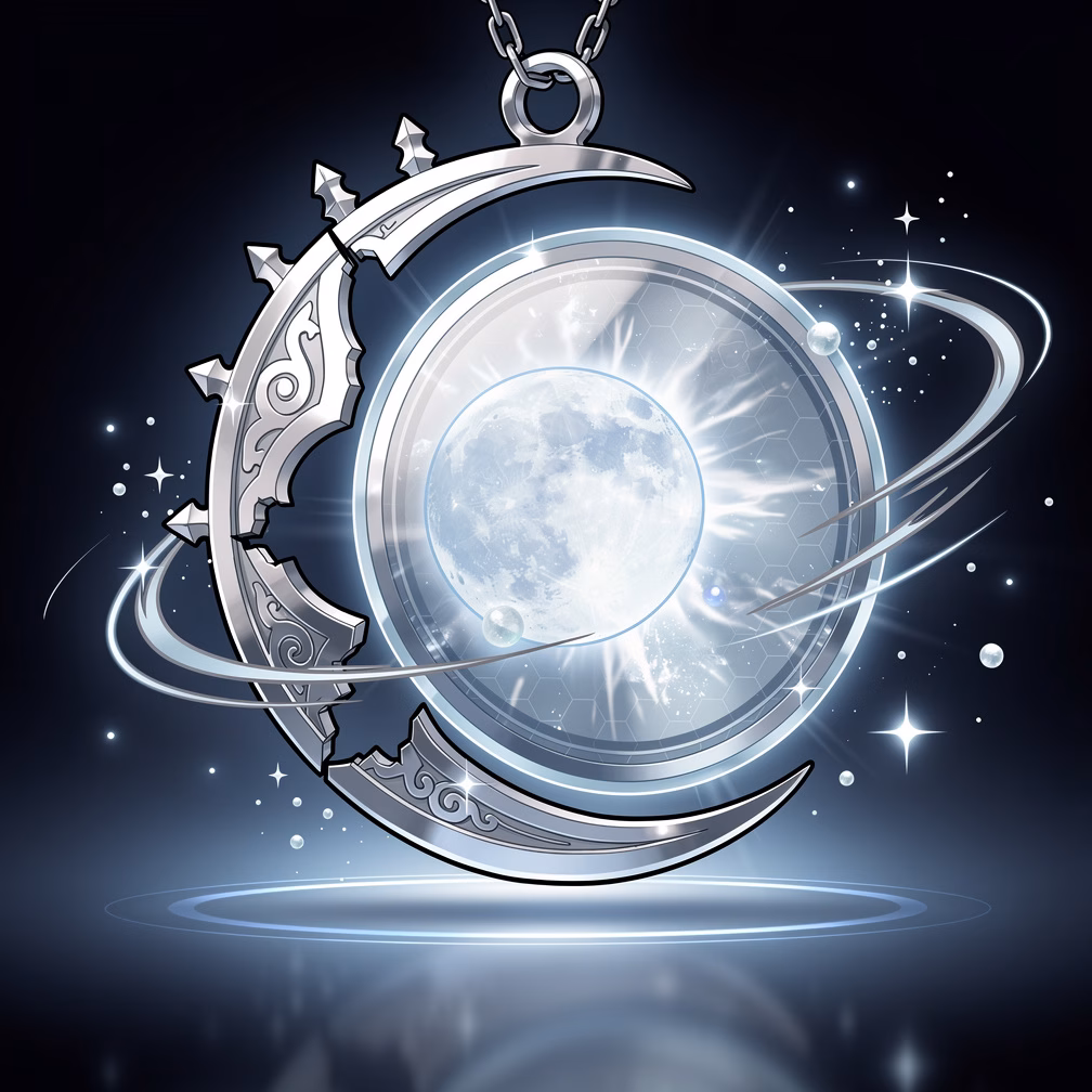 Moon Crown Locket item