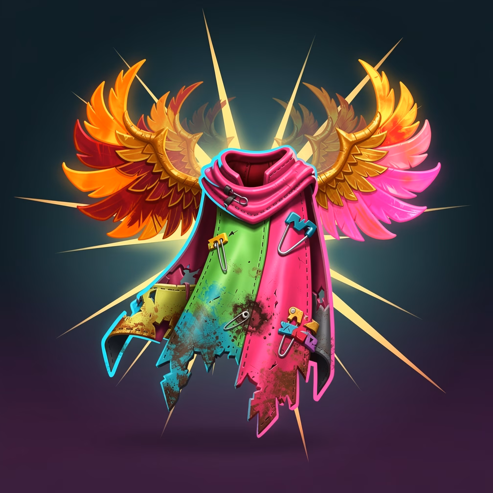 Neon Dumpster Cape item