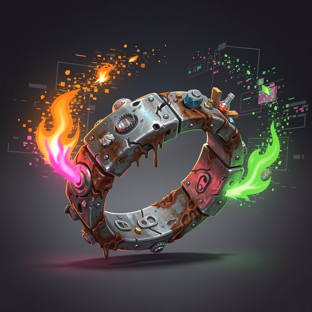 Trash Fire Bracelet item