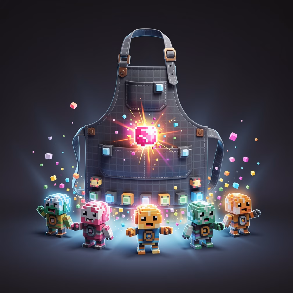 Voxel Builder Apron item