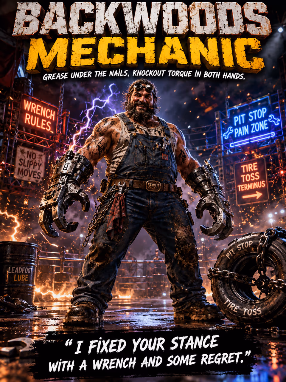 Backwoods Mechanic — opponent portrait