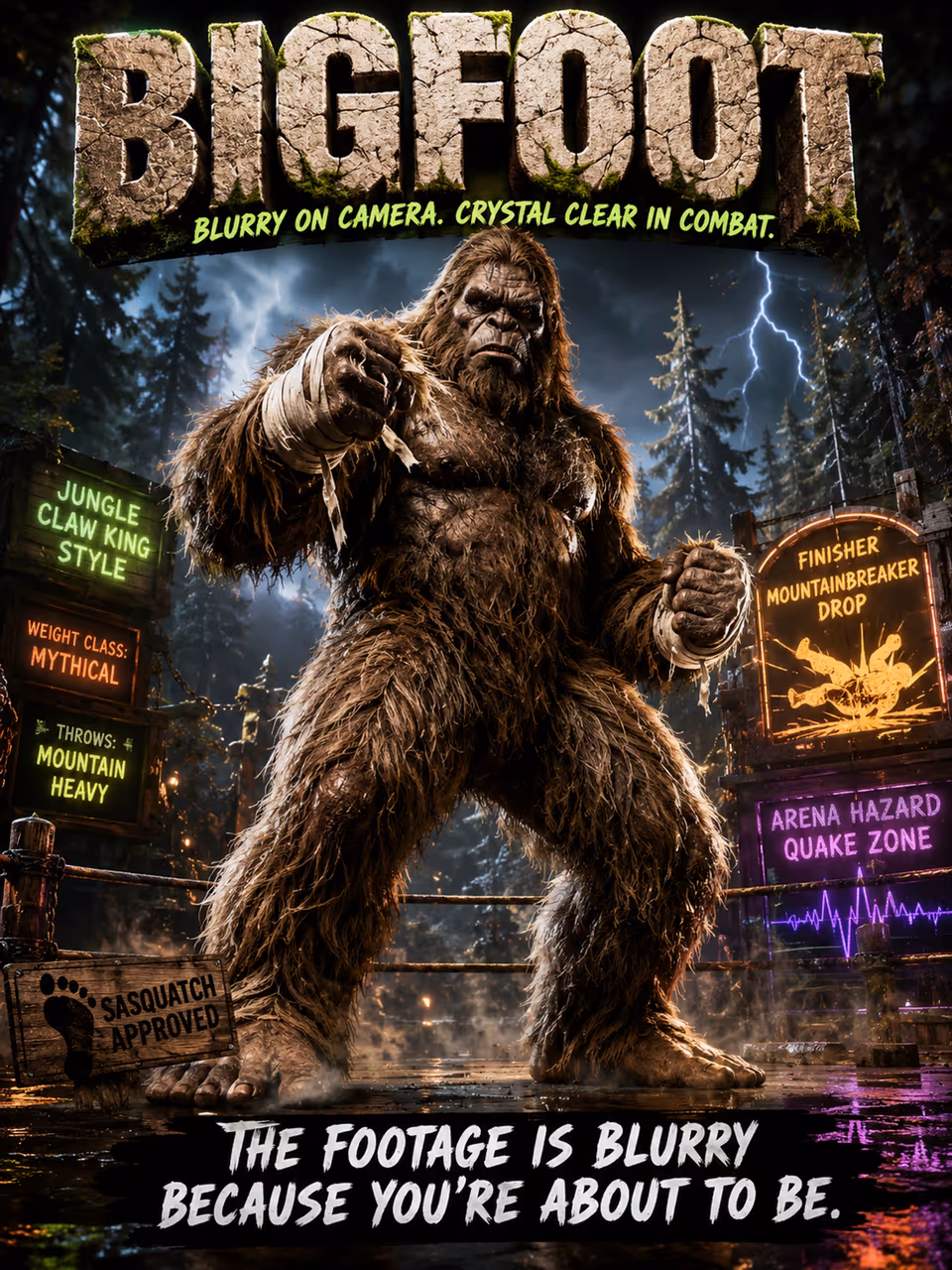 Bigfoot — opponent portrait