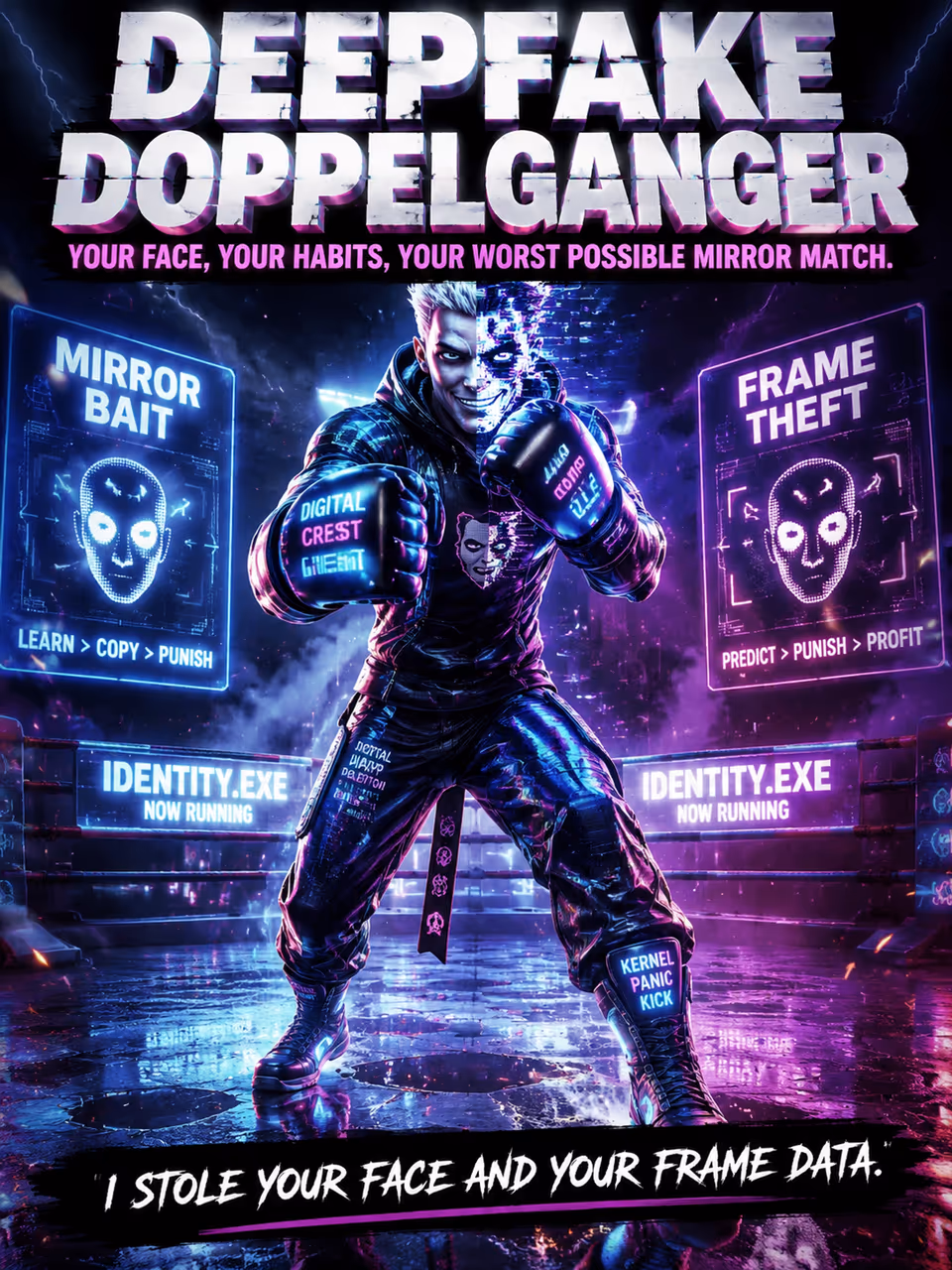 Deepfake Doppelganger — opponent portrait