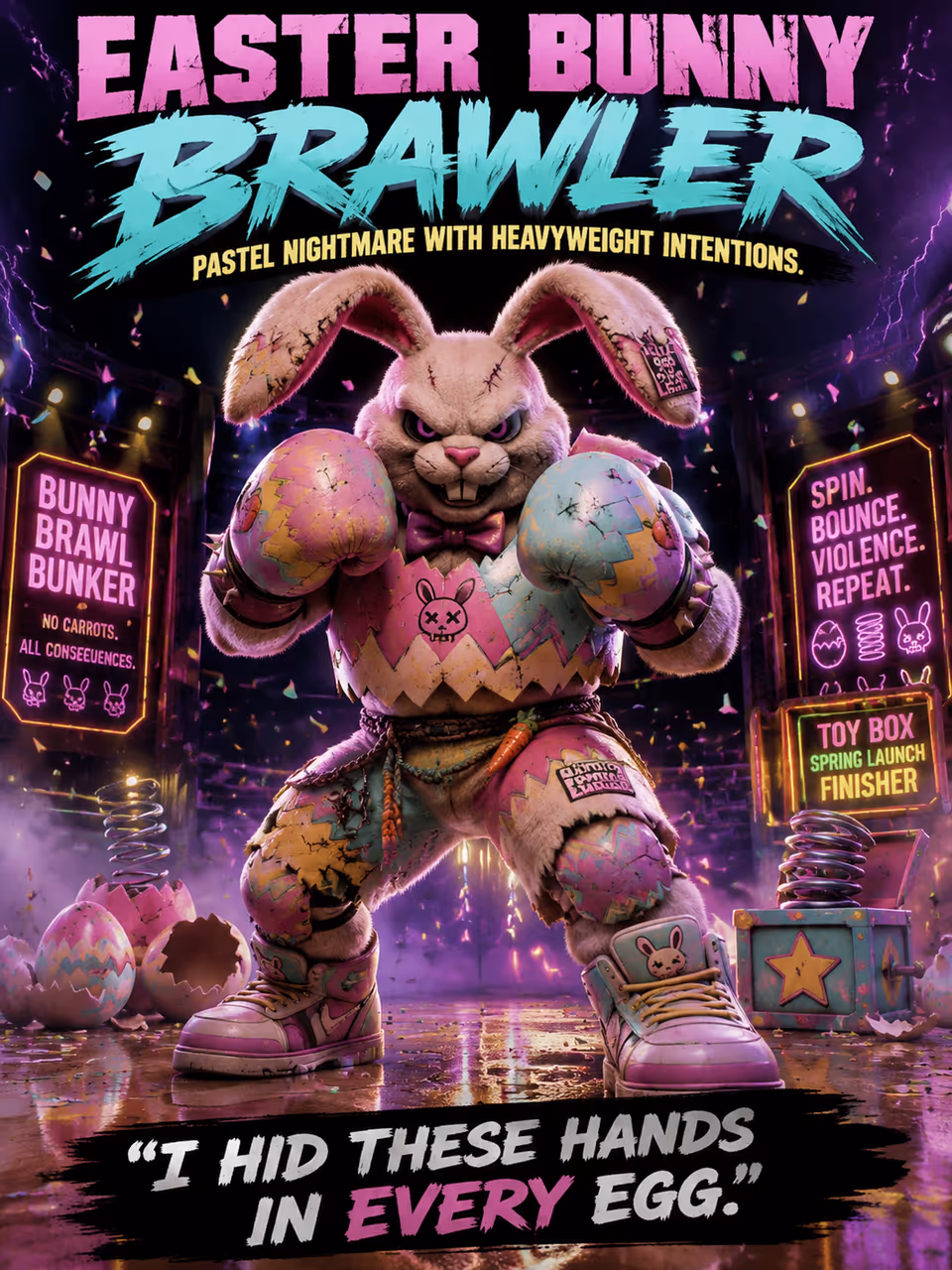 Easter Bunny Brawler — opponent portrait