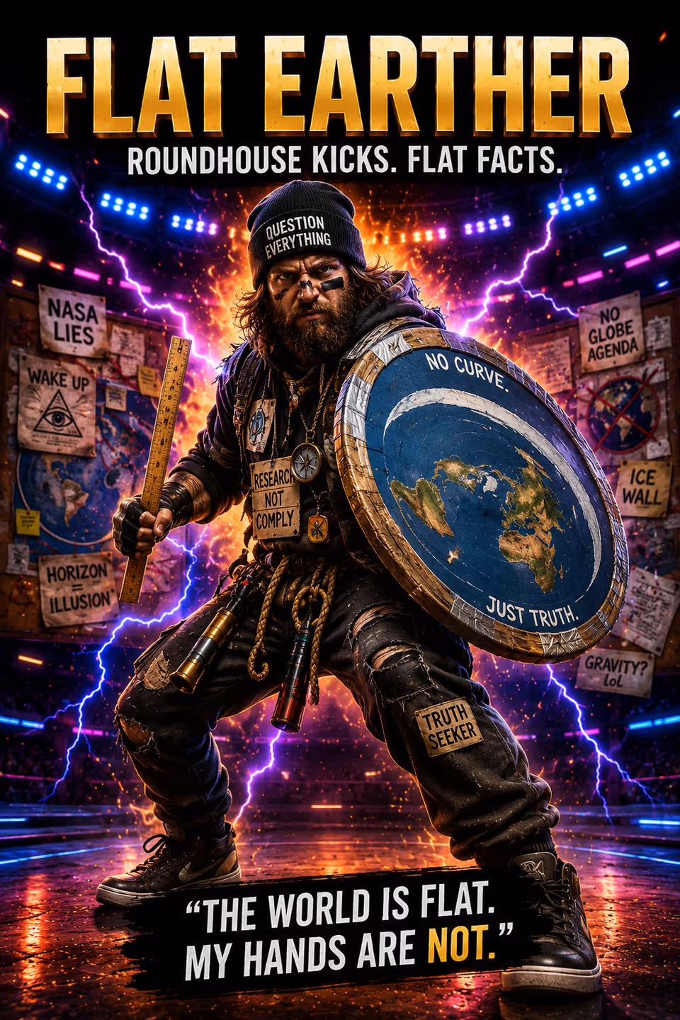 Flat Earther — opponent portrait