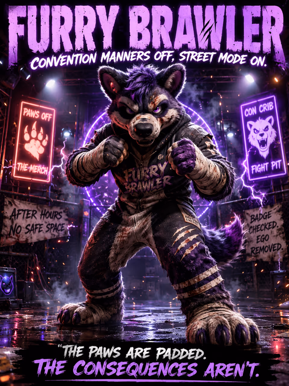 Furry Brawler — opponent portrait