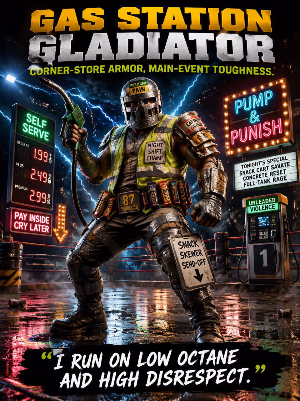 Gas Station Gladiator — opponent portrait