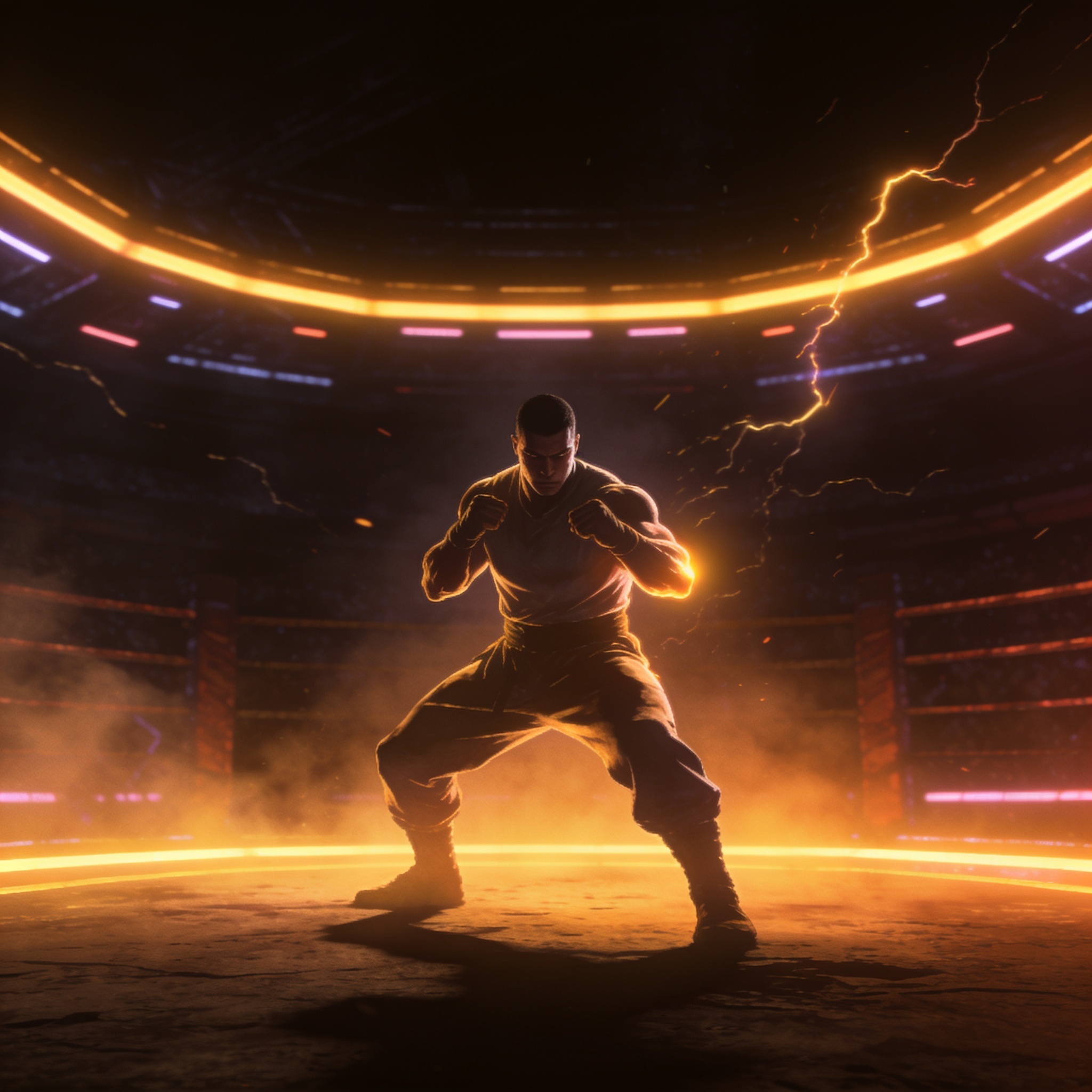 Gym Bro — fighter art