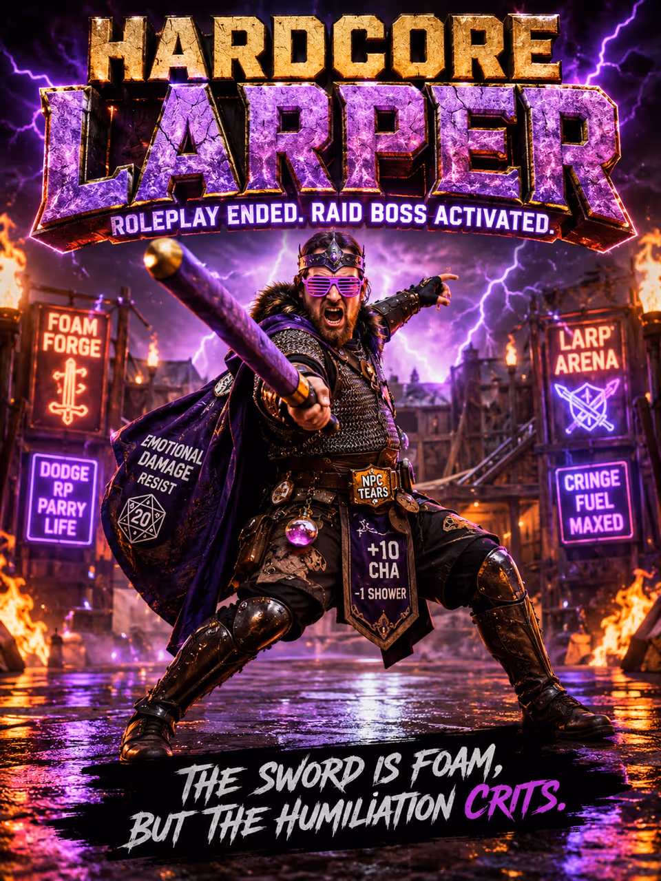 Hardcore LARPer — opponent portrait