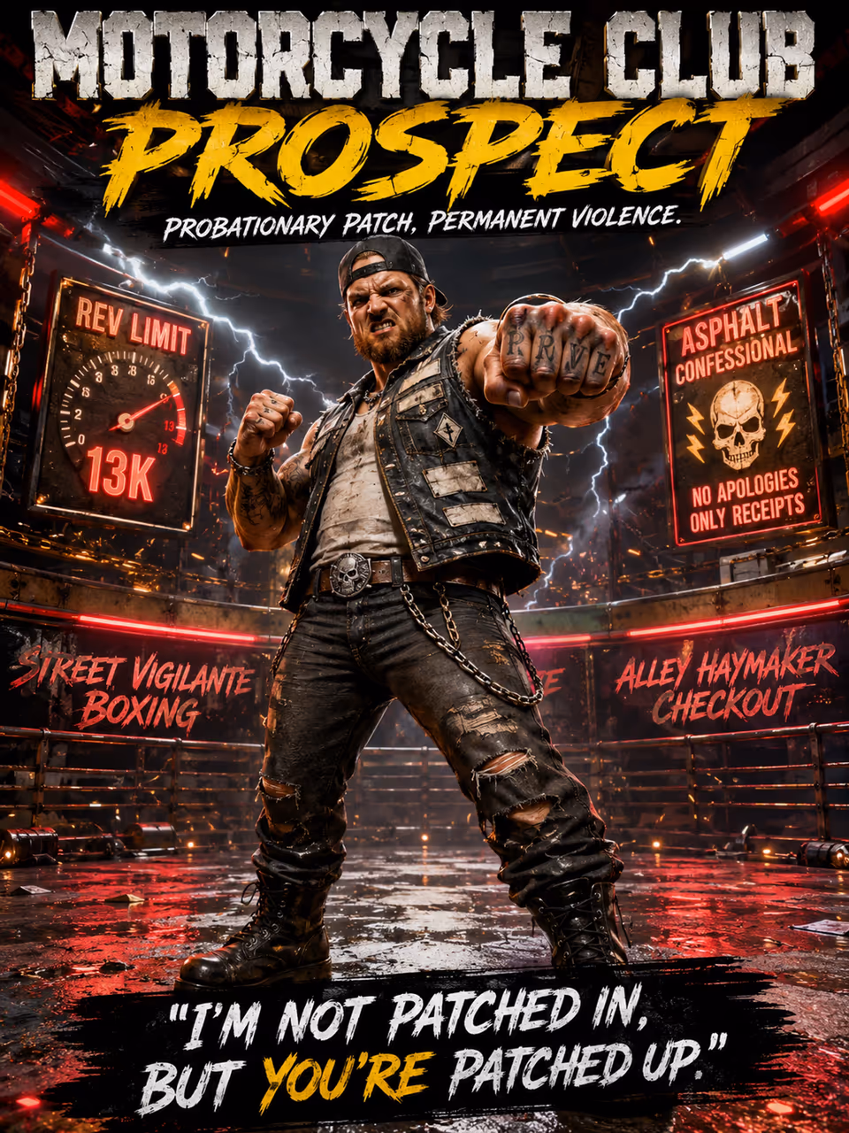 Motorcycle Club Prospect — opponent portrait