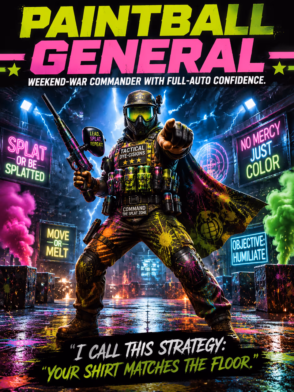 Paintball General — opponent portrait