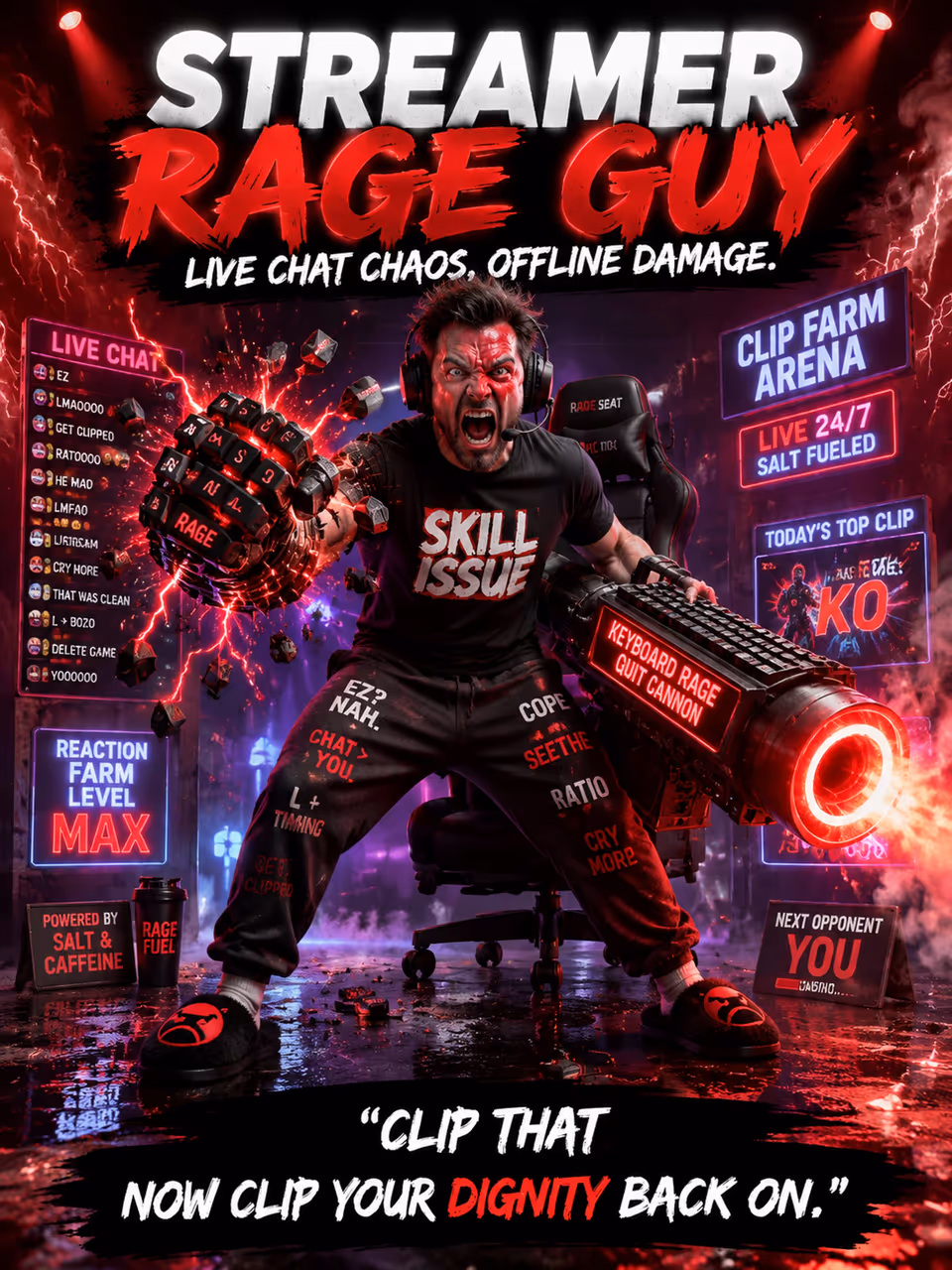 Streamer Rage Guy — opponent portrait