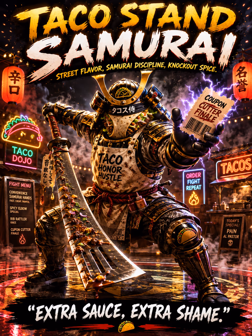 Taco Stand Samurai — opponent portrait