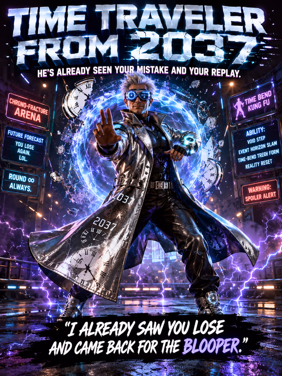 Time Traveler From 2037 — opponent portrait