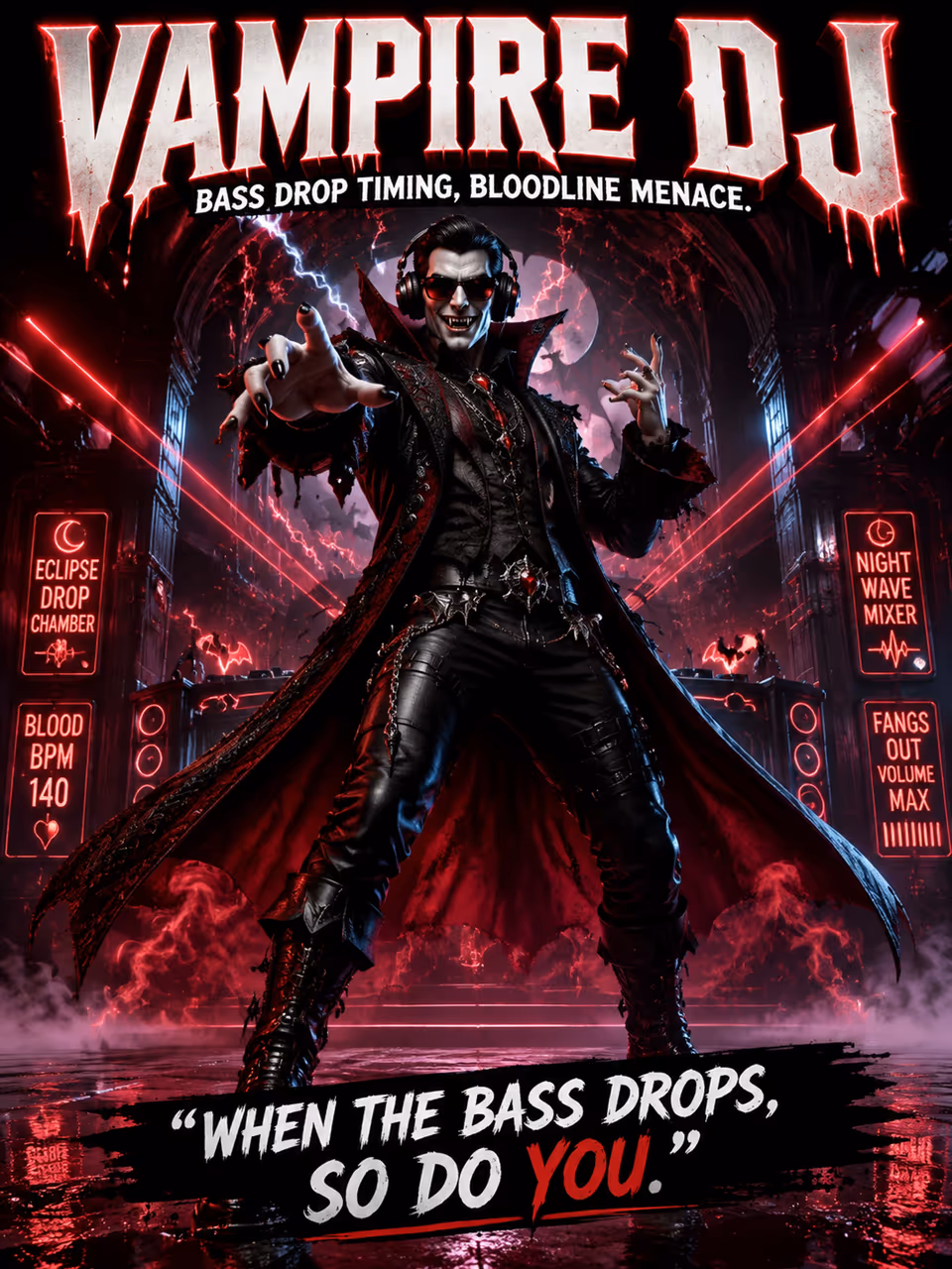 Vampire DJ — opponent portrait