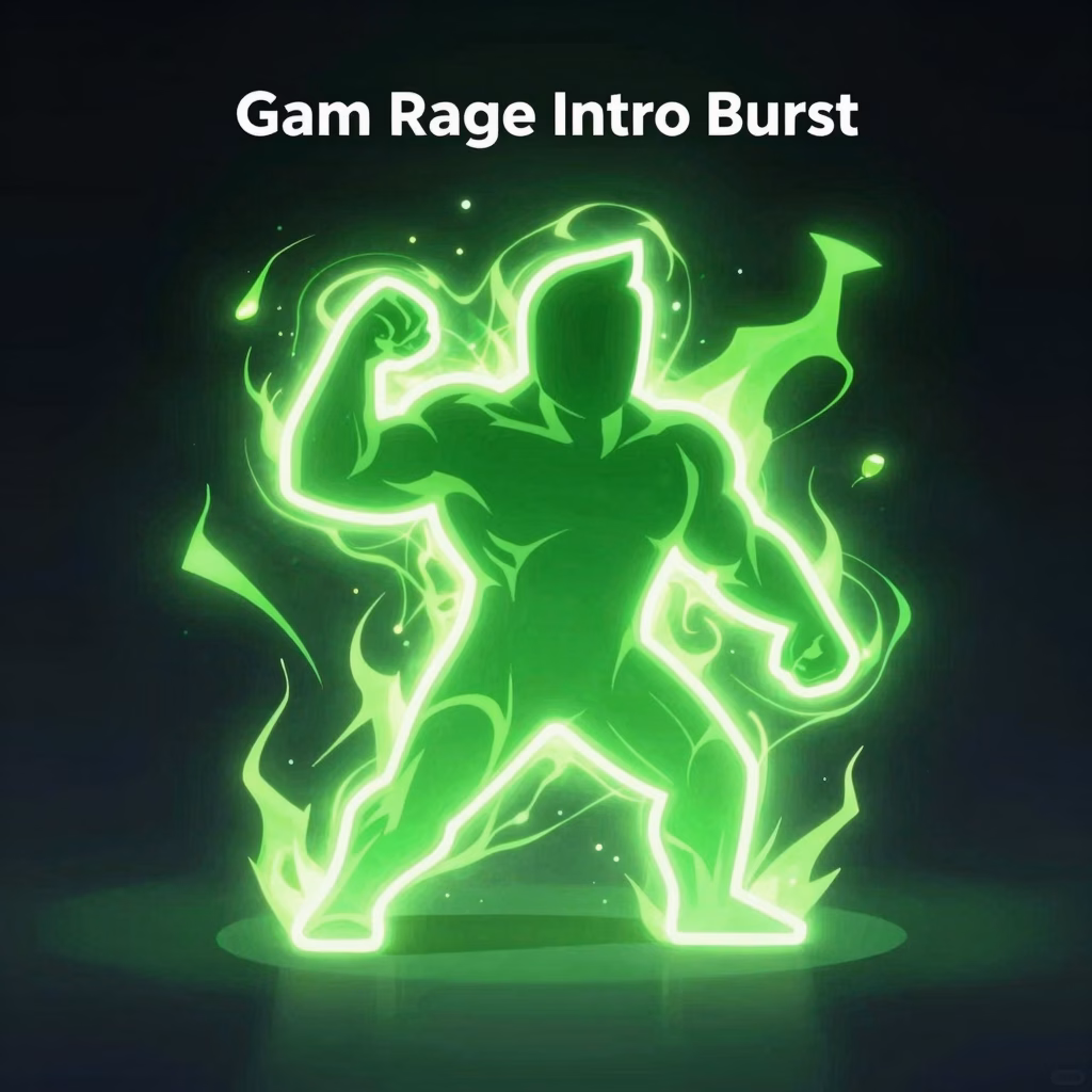 Gamma Rage Intro Burst power-up