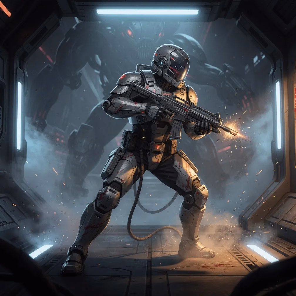 Alien Corridor Trooper Style fighting style