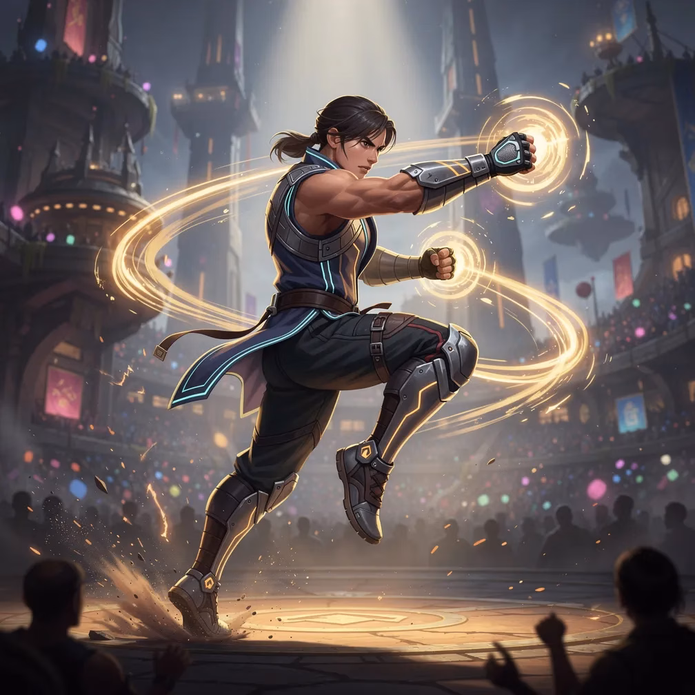 Coin-Op Scrapper fighting style
