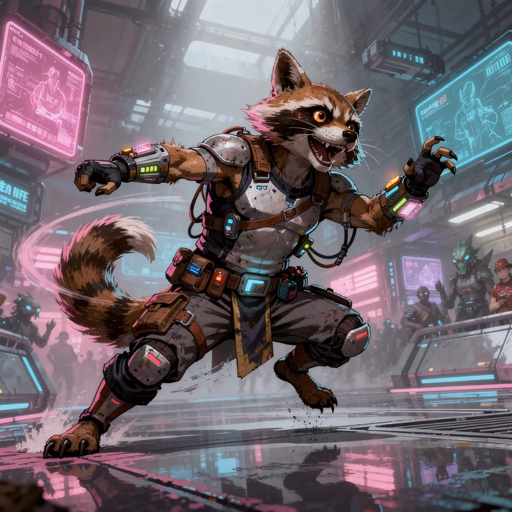 Cosmic Raccoon Scrapper Style fighting style
