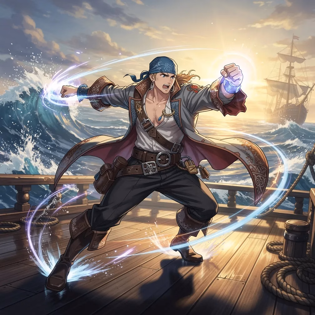 Elastic Pirate Brawler fighting style