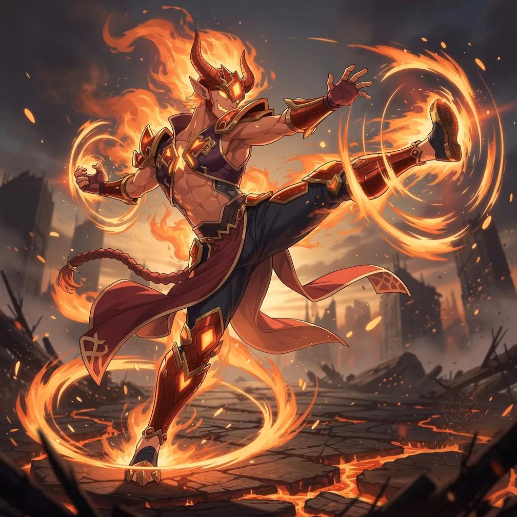 Flame Hunter Tempo fighting style