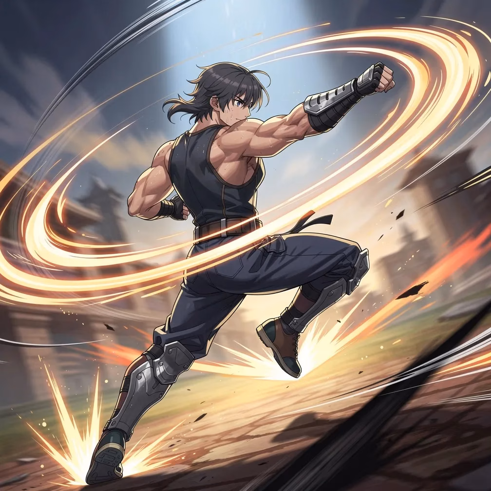 Star-Blood Pose Boxing fighting style