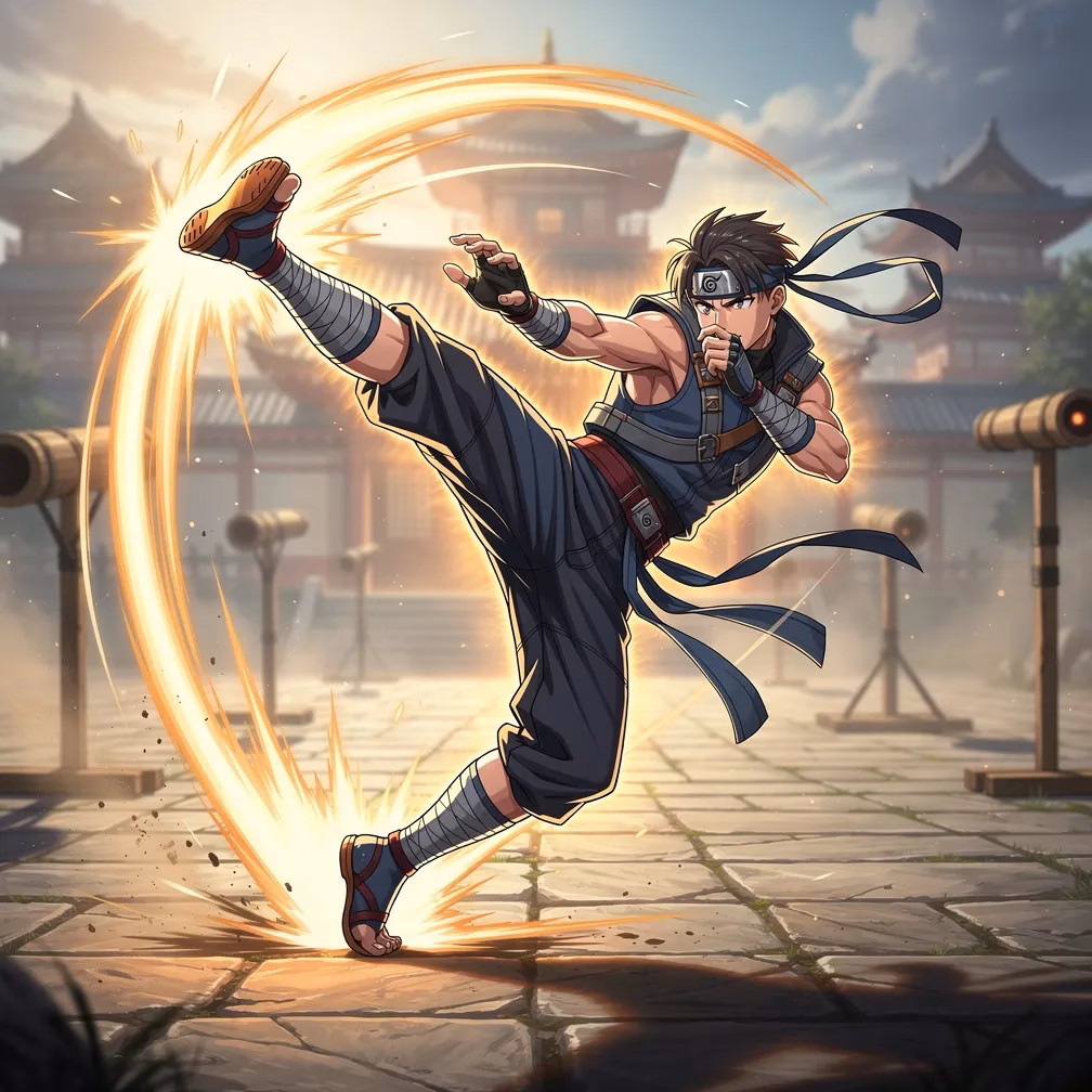 Leaf Sprint Taijutsu fighting style