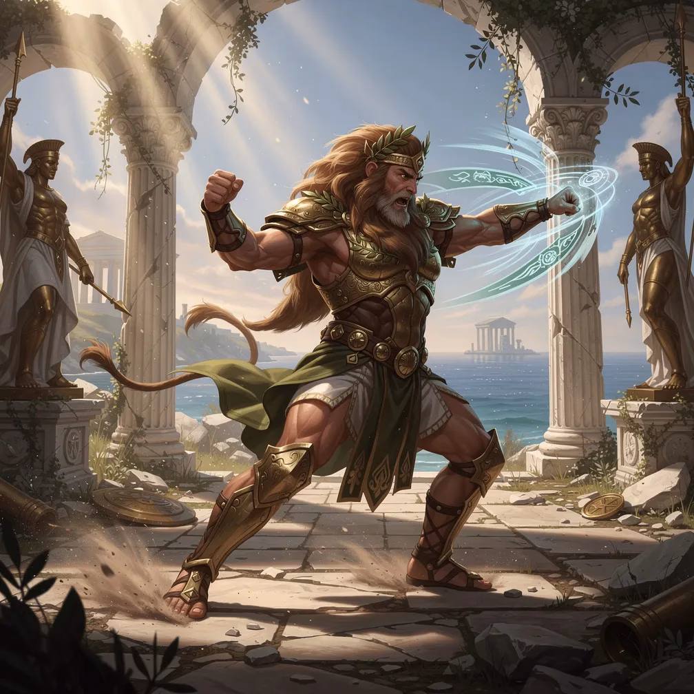 Lion-Slayer Sun Guard fighting style