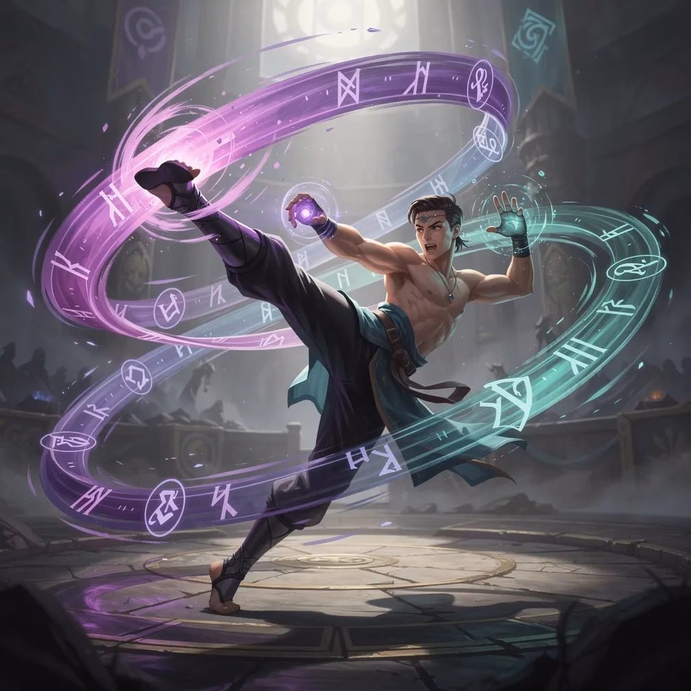 Mana Burn Footwork fighting style