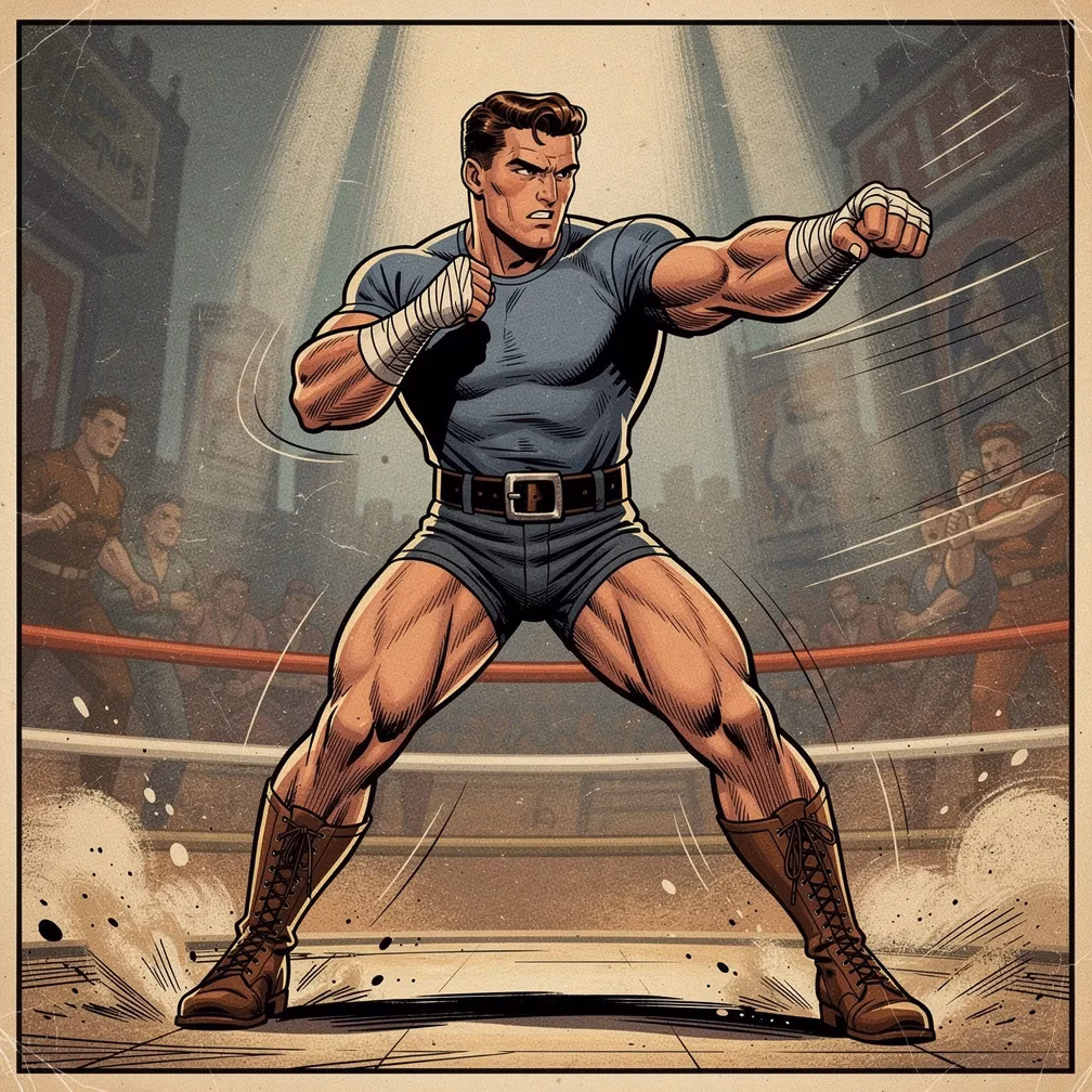 Newspaper Hero Haymakers fighting style