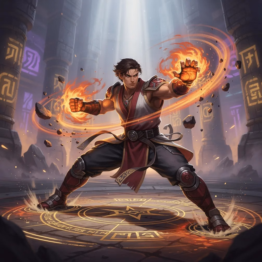 Plumber Firestep Brawler fighting style