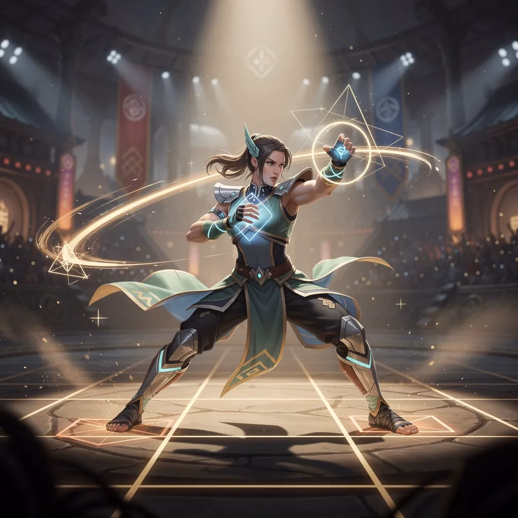Puzzle Block Counterstyle fighting style