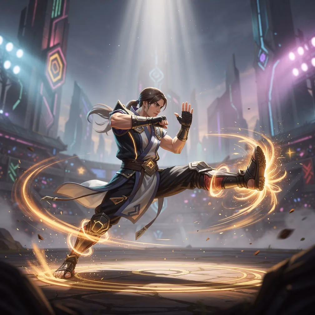 Rhythm Beatdown Shuffle fighting style