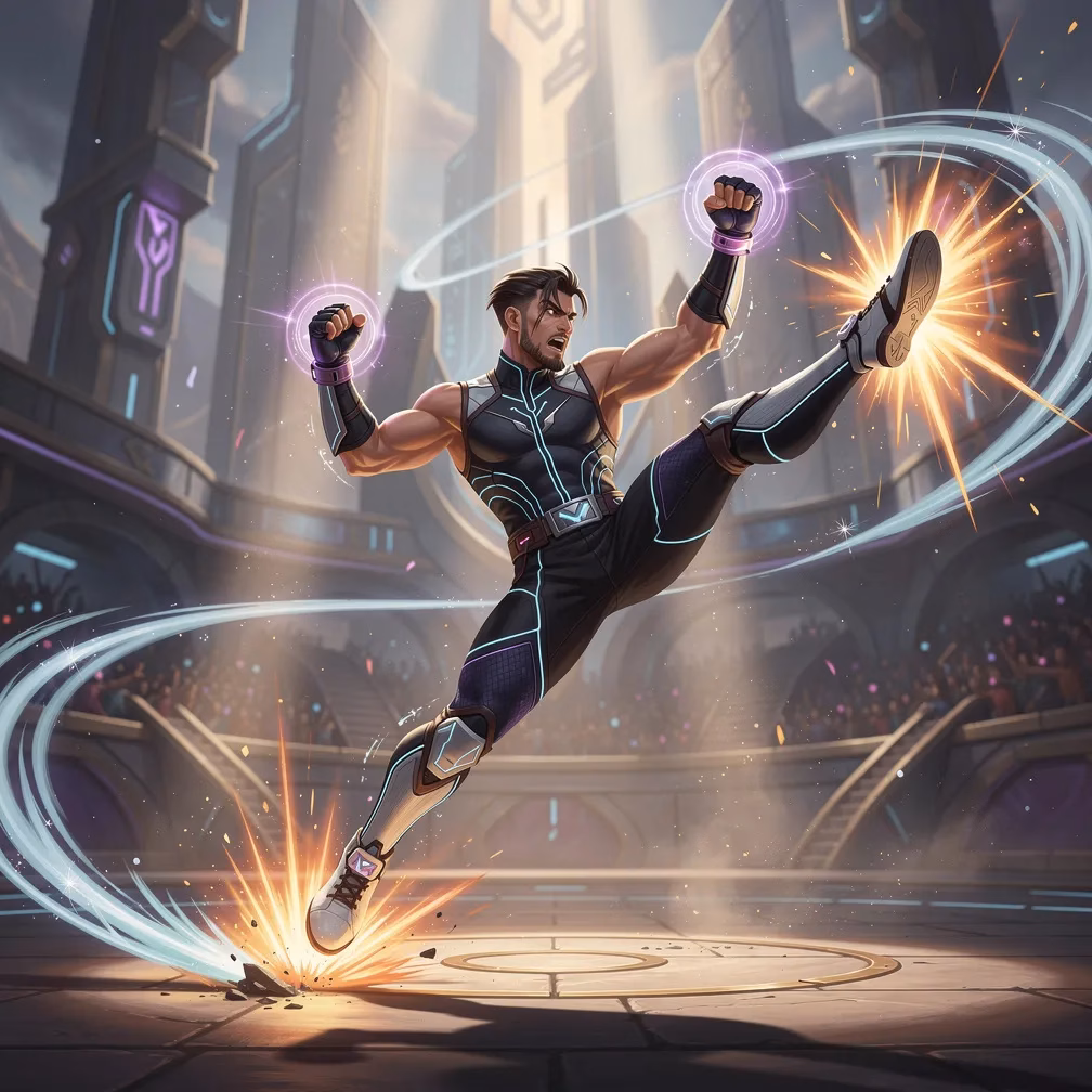 Royal Pipeworld Bounce Boxing fighting style