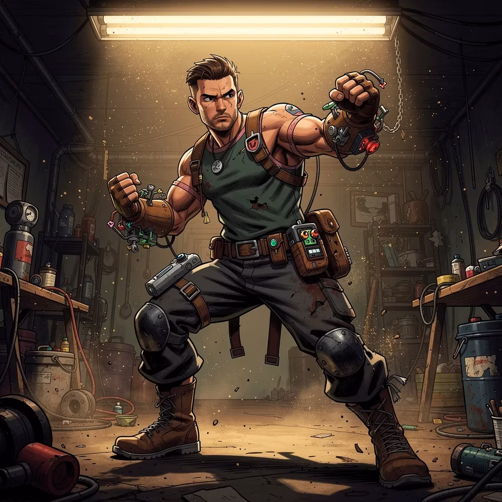 Sidewalk Gadget Scrapper fighting style