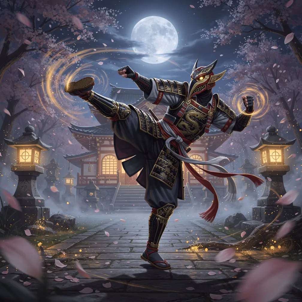 Tengu Mountain Kickboxing fighting style